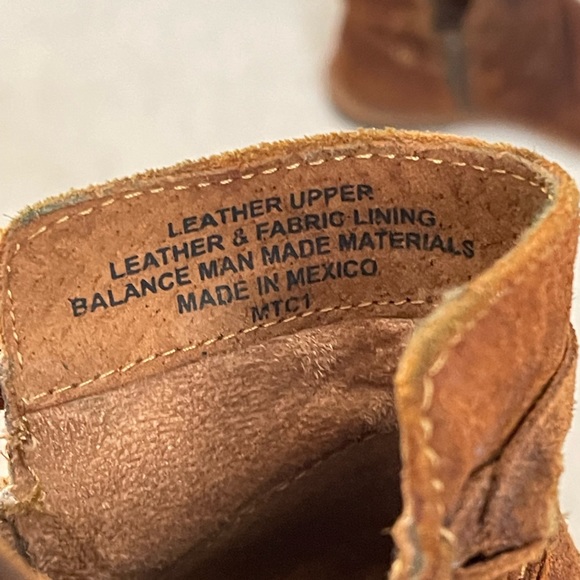 BORN brown leather booties - Picture 7 of 8